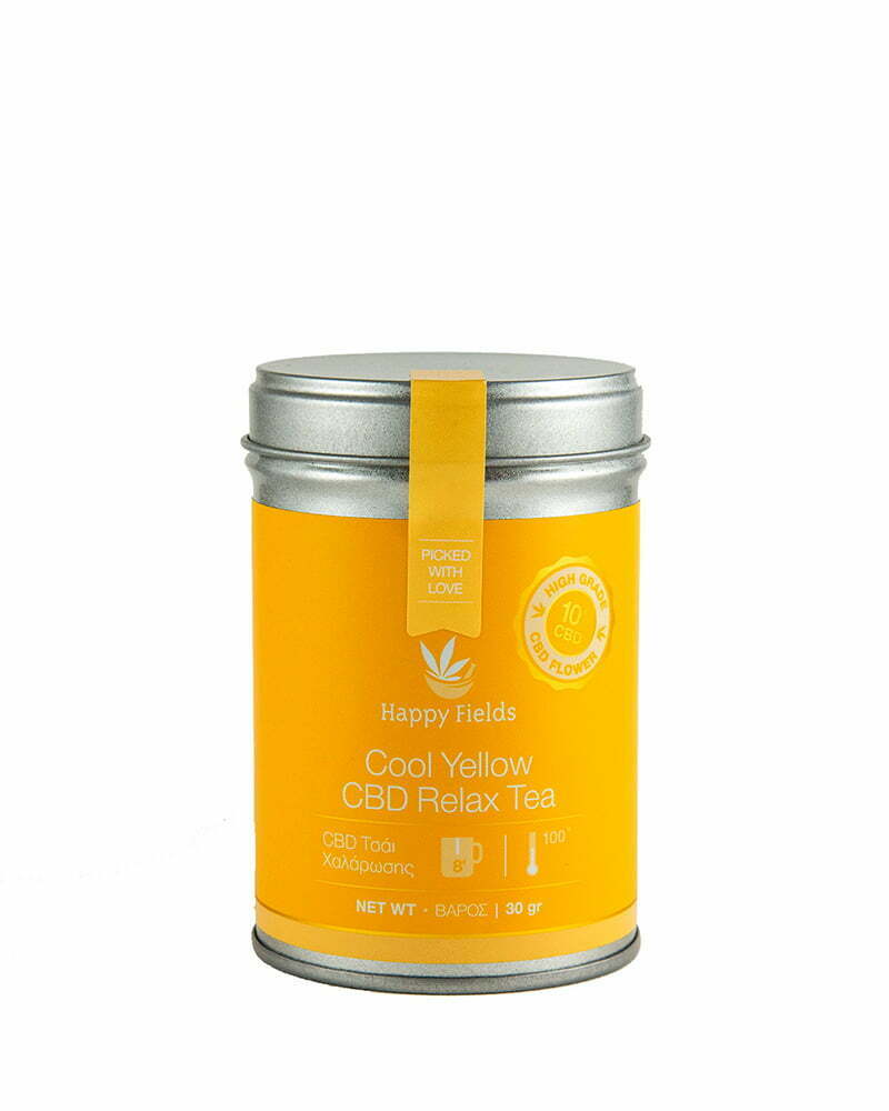 Happy Fields Cool Yellow CBD Relax Tea 00 - Τσάι - Καφές - Ροφήματα - Cubicup