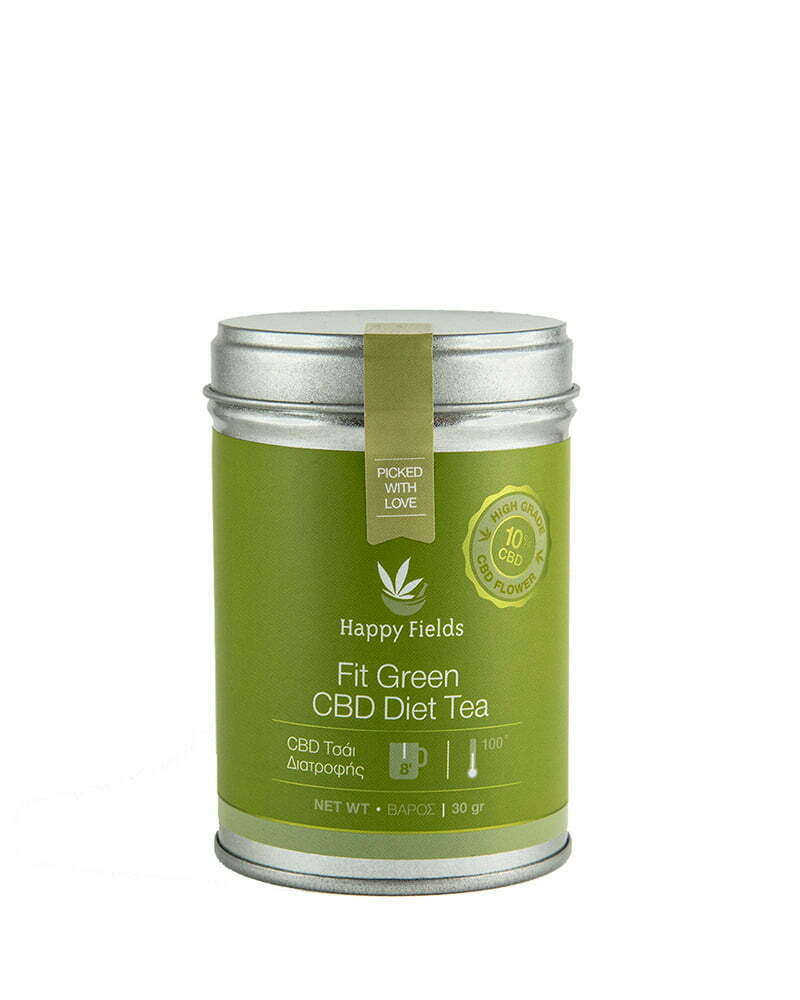Happy Fields Fit Green CBD Diet Tea 00 - Τσάι - Καφές - Ροφήματα - Cubicup