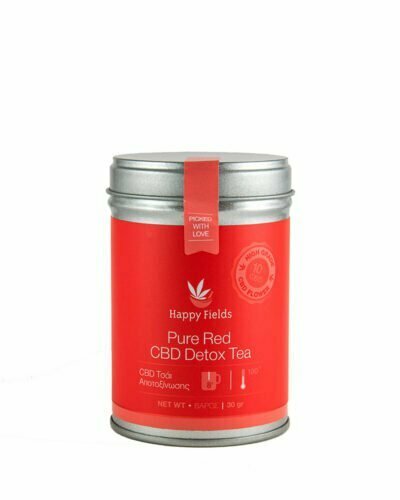 Happy Fields Pure Red CBD Detox Tea 00 - Τσάι - Καφές - Ροφήματα - Cubicup